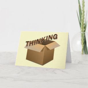 Thinking Outside The Box Card