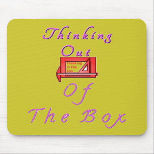 Thinking Outside the Box Design Mouse Pad