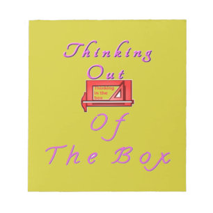 Thinking Outside the Box Design Notepad