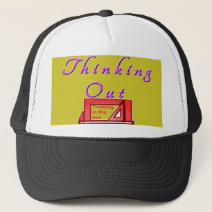 Thinking Outside the Box Design Trucker Hat