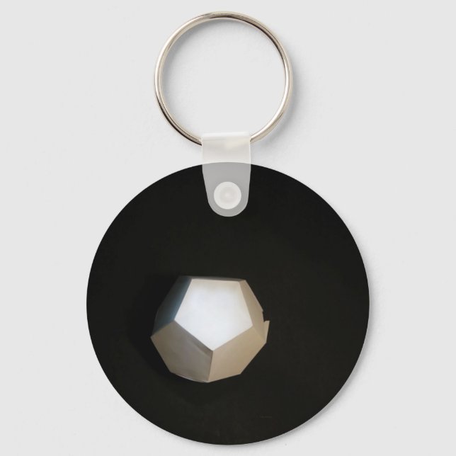 Thinking outside the Dodecahedron Key Ring (Front)