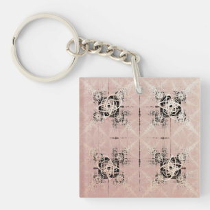 Thinking Pastel Twists Key Ring