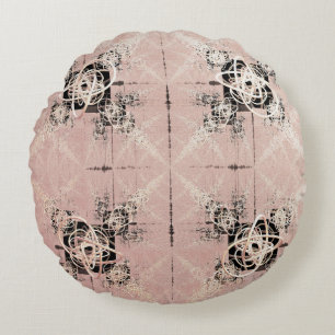 Thinking Pastel Twists Round Cushion