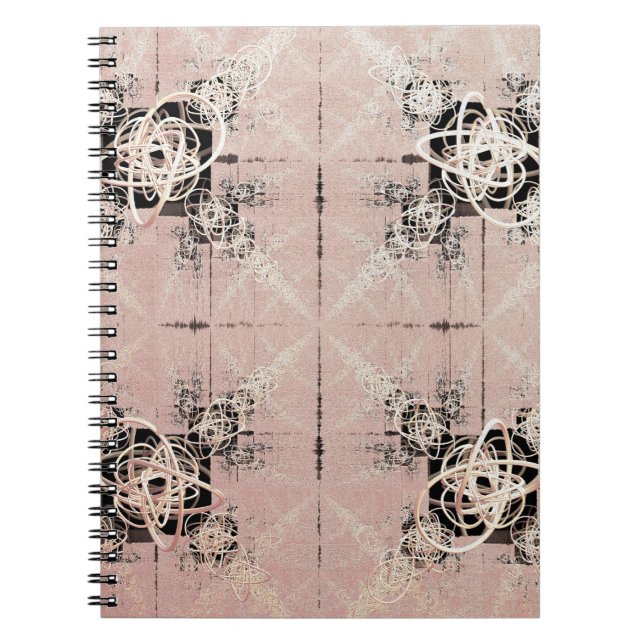 Thinking Pastel Twists Spiral Notebook (Front)