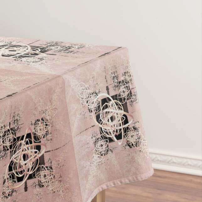 Thinking Pastel Twists Tablecloth (In Situ)