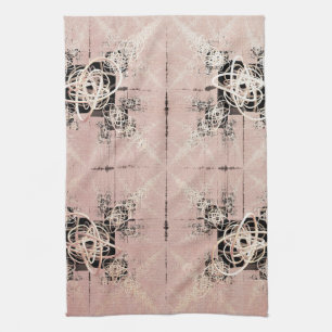 Thinking Pastel Twists Tea Towel