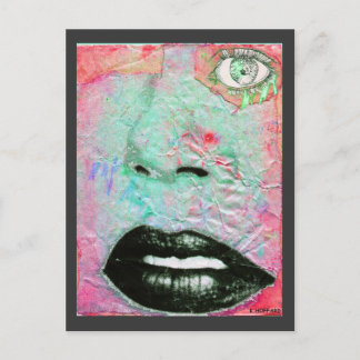 "Thinking Pink" Postcard