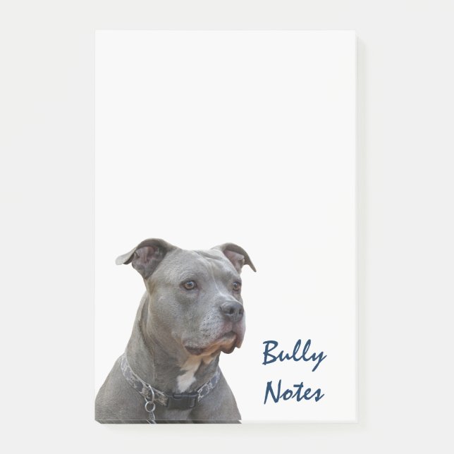 Thinking Pitbull Bully Notes (Front)