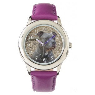 Thinking Pitbull Numbered Kid's Watch
