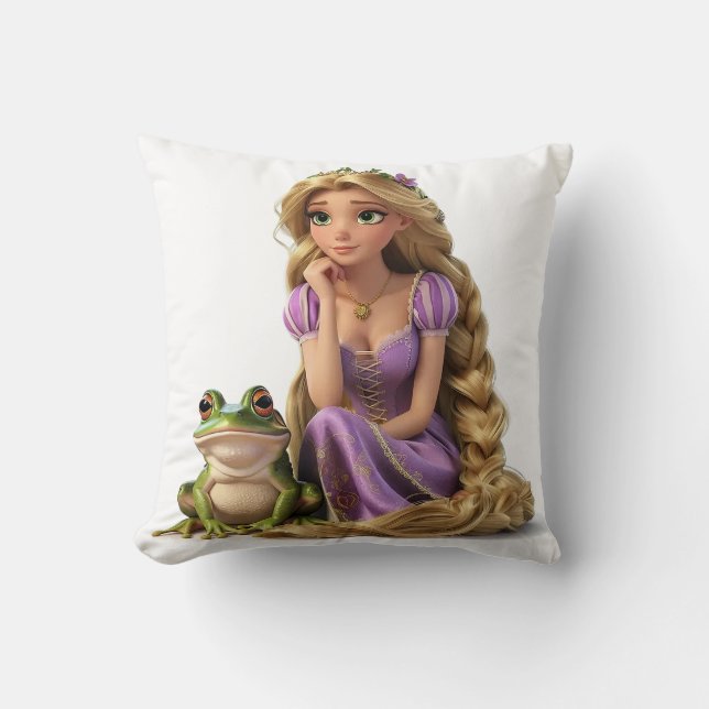 Thinking Rapunzel Cushion (Front)
