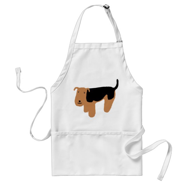 Thinking Welsh Terrier Standard Apron (Front)