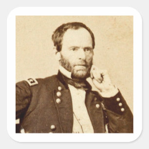 Thinking William Tecumseh Sherman Sticker