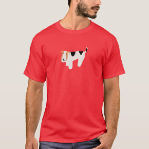 Thinking Wire Fox Terrier Shirt (unisex)