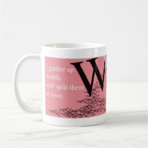 Thinklings Mug - I Gather Up Words