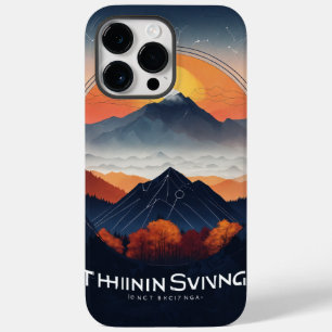 Thinksgiving Logo - Smoky Mountains Design Case-Mate iPhone 14 Pro Max Case