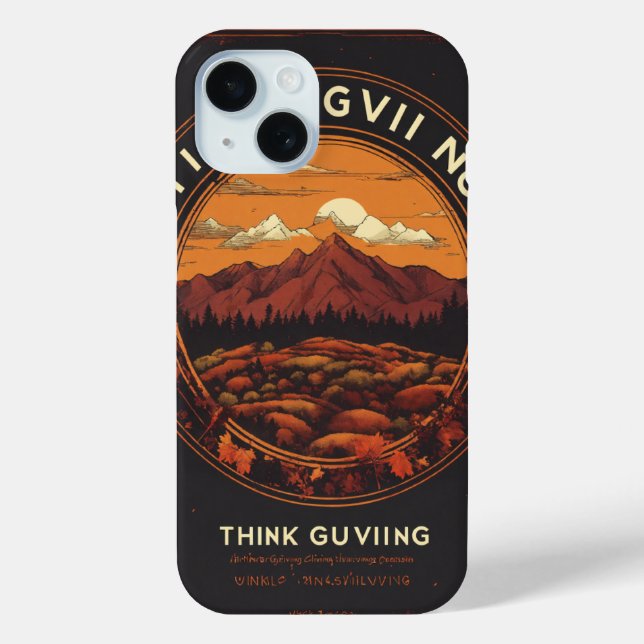THINKSGIVING Technology Event - Smoky Mountain Case-Mate iPhone Case (Back)
