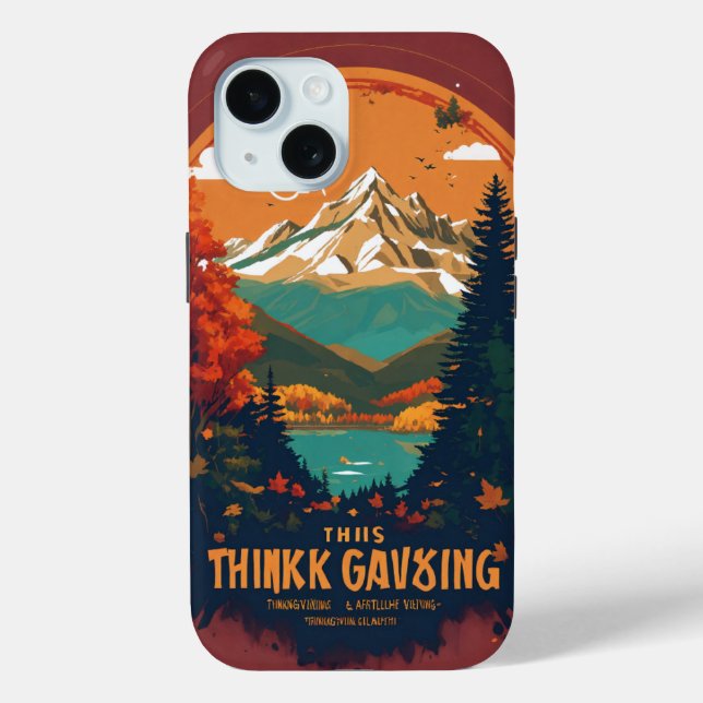 THINKSGIVING Technology Event - Smoky Mountain Case-Mate iPhone Case (Back)