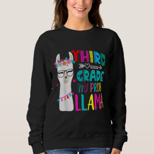 Third 3rd Grade Teacher Back To School No Prob Lla Sweatshirt
