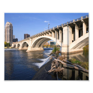 Third Avenue Bridge in Minneapolis Photo Print