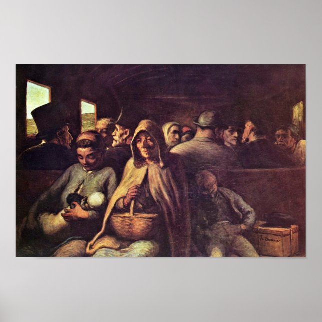 Third-Class Carriage By Daumier Honoré (Best Quali Poster (Front)
