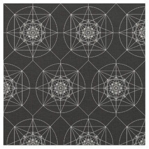 Third Dimensional Sacred Geometry Fabric
