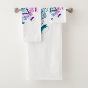 Third Eye All Seeing Eye Coffee Cup Bath Towel Set