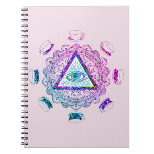 Third Eye All Seeing Eye Coffee Cup Notebook