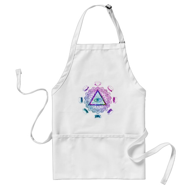 Third Eye All Seeing Eye Coffee Cup Standard Apron (Front)