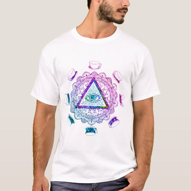Third Eye All Seeing Eye Coffee Cup T-Shirt (Front)