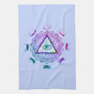 Third Eye All Seeing Eye Coffee Cup Tea Towel