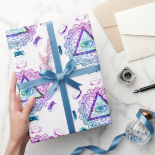 Third Eye All Seeing Eye Coffee Cup Wrapping Paper