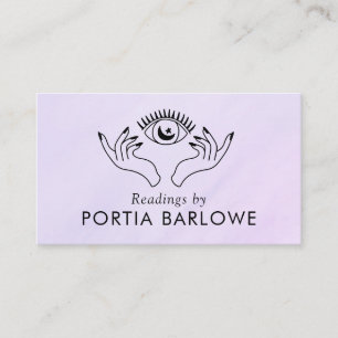 Third Eye and Hands Psychic Medium Business Card