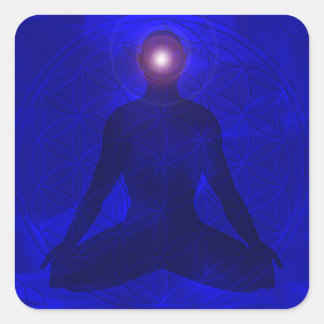Third Eye Chakra Ajna Square Sticker