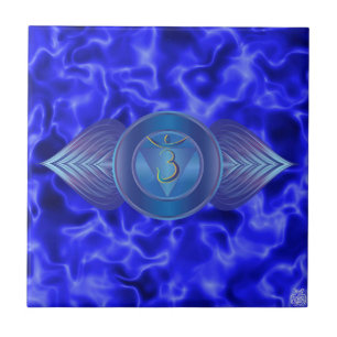 Third Eye Chakra Ceramic Tile