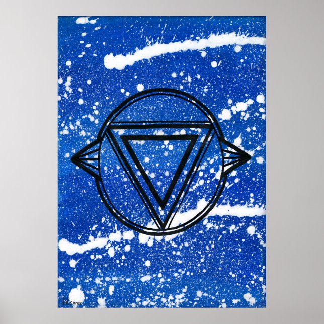Third Eye Chakra - Dots One Poster (Front)