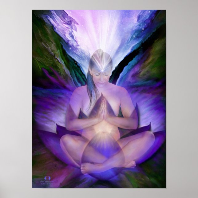 Third Eye Chakra Goddess Fine Art Poster/Print Poster (Front)