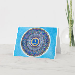 Third Eye Chakra Mandala Greeting Card