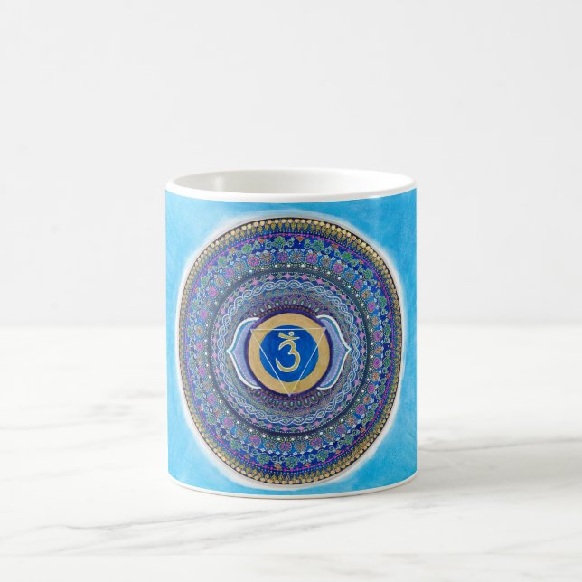 Third Eye Chakra Mandala Mug (Center)