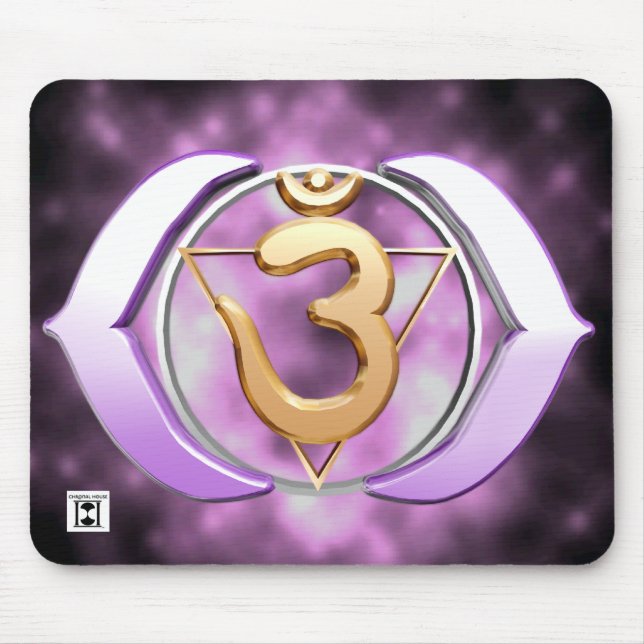 Third-Eye Chakra Mousepad (Front)