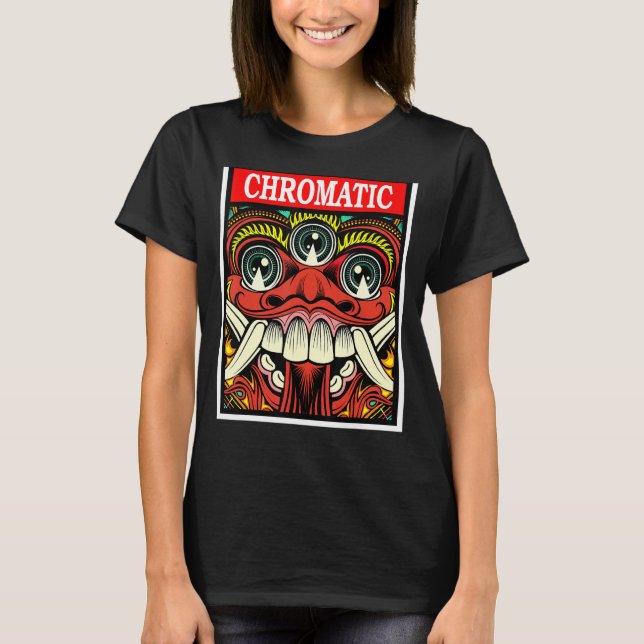 Third Eye Chaotic Evil Red Chromatic Dragon Gaming T-Shirt (Front)