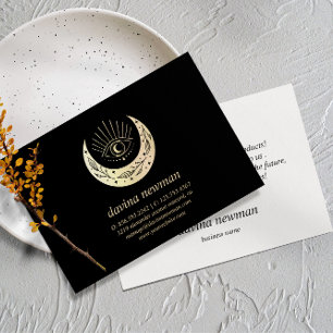 Third Eye Gold Moon Customer Thank you Boho Enclosure Card