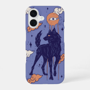 Third Eye Howl – Mystic Wolf iPhone 16 Case