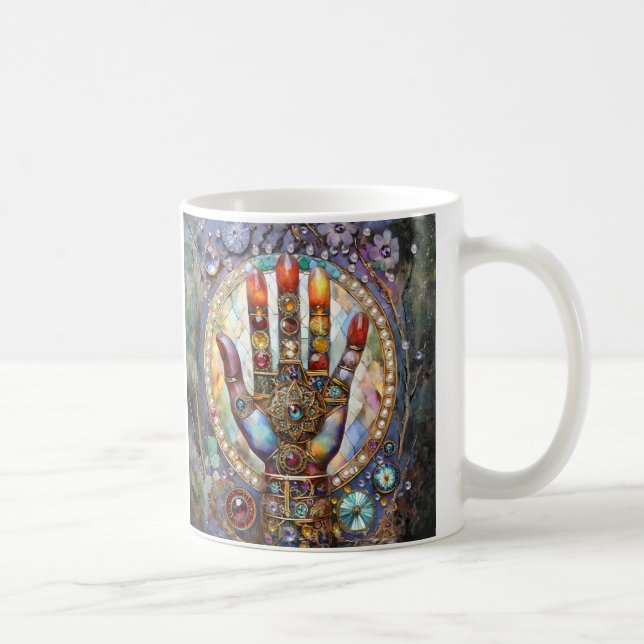Third Eye Mystic Palm Coffee Mug (Right)