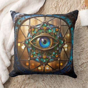 Third Eye Rustic Porthole Window Cushion