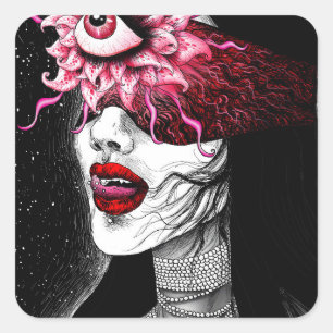 Third Eye Square Sticker