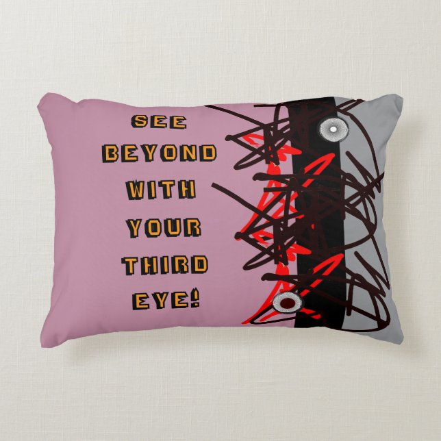 THIRD EYE STUFF PILLOW! DECORATIVE CUSHION (Front)