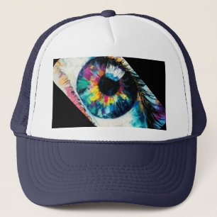 Third eye trucker hat