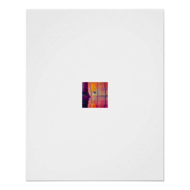 Third Eye Vision Forest Reflection Surreal Poster (Front)
