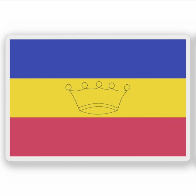 Third flag of Andorra (End of 19th century-1930s) (Front)