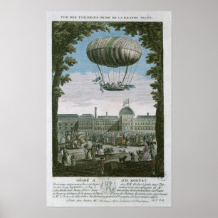 Third Flight of Nicholas Robert and his Poster